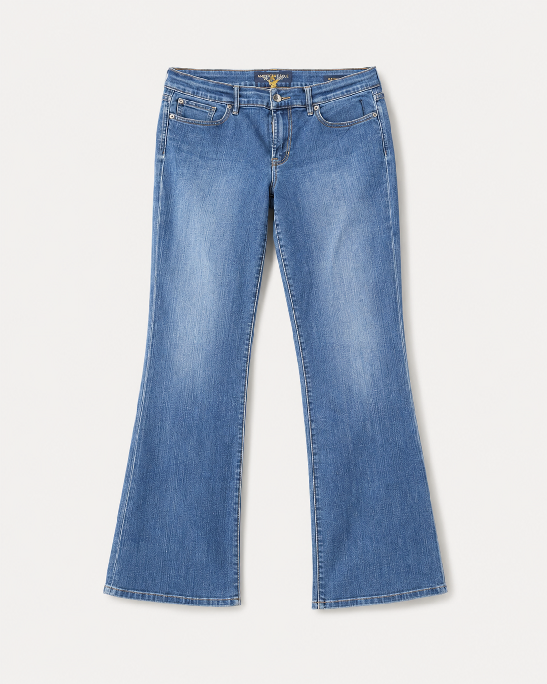 Vintage Bootcut Jeans Hellblau – Grösse S
