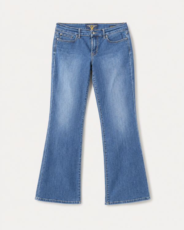 Vintage Bootcut Jeans Hellblau – Grösse S