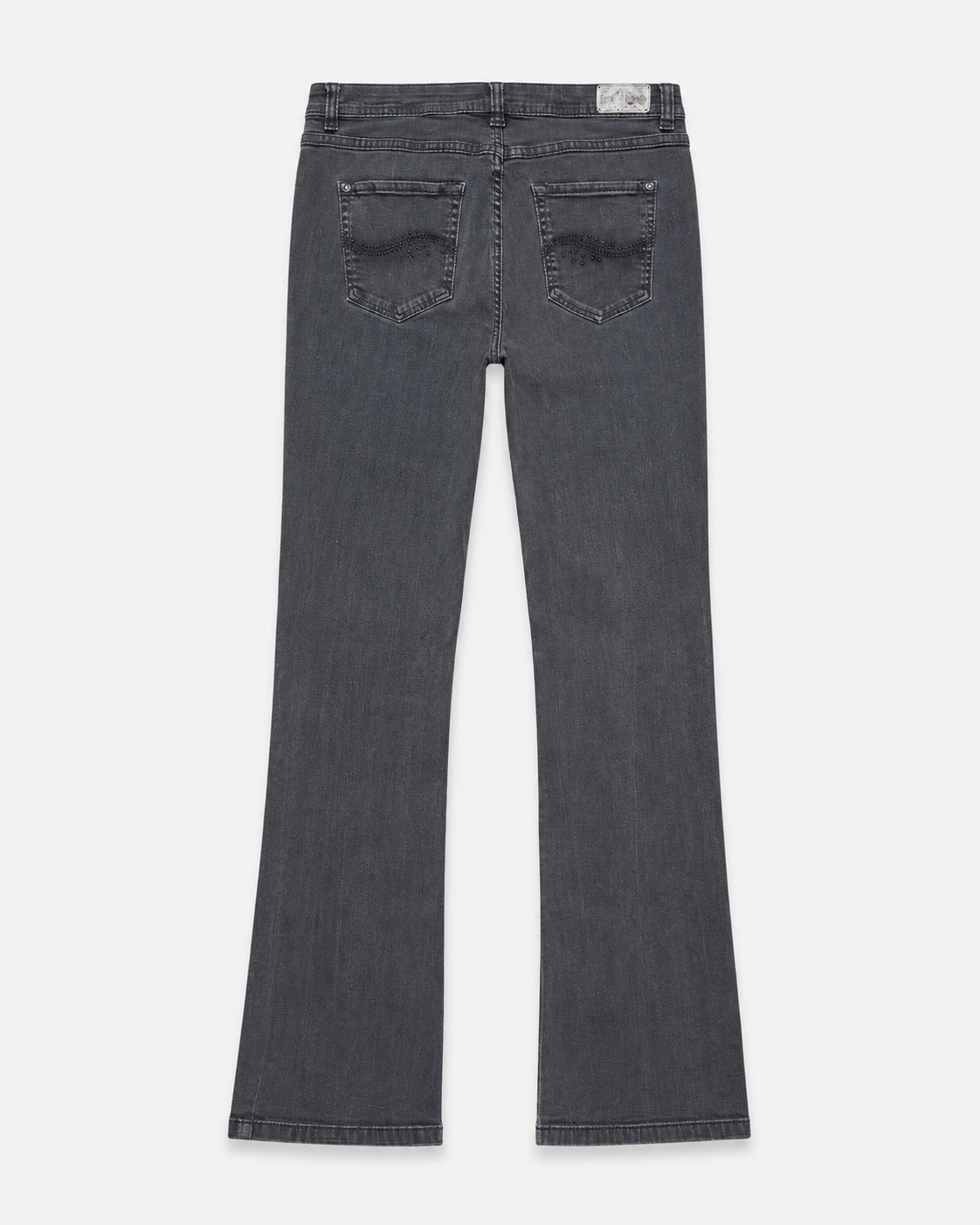 Vintage Bootcut Jeans Grau – Grösse M