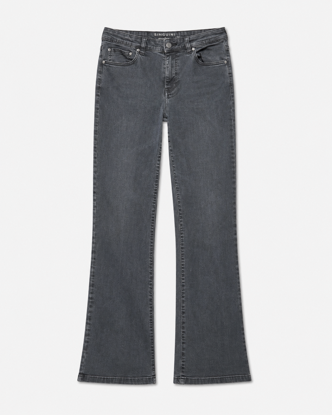 Vintage Bootcut Jeans Grau – Grösse M