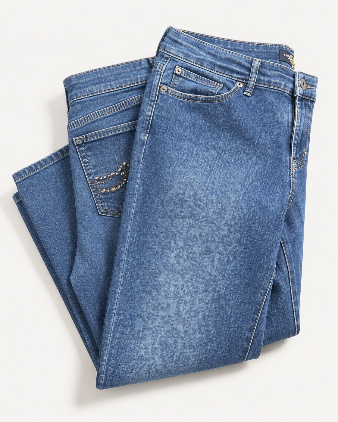 Vintage Bootcut Jeans Hellblau – Grösse S